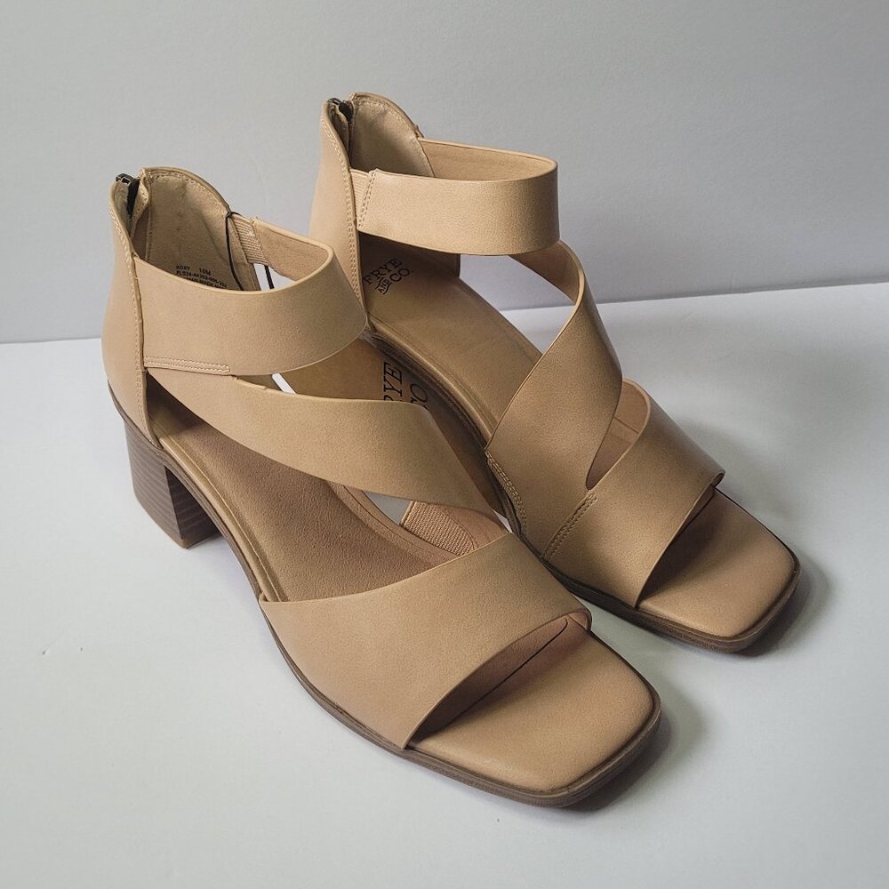 Frye And Co Tan Women's Heeled Sandals Size 10